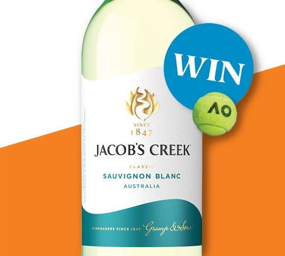Win an Aus Open Experience<b>Enter Now</b> Win an Australian Open Experience with Jacobs creek