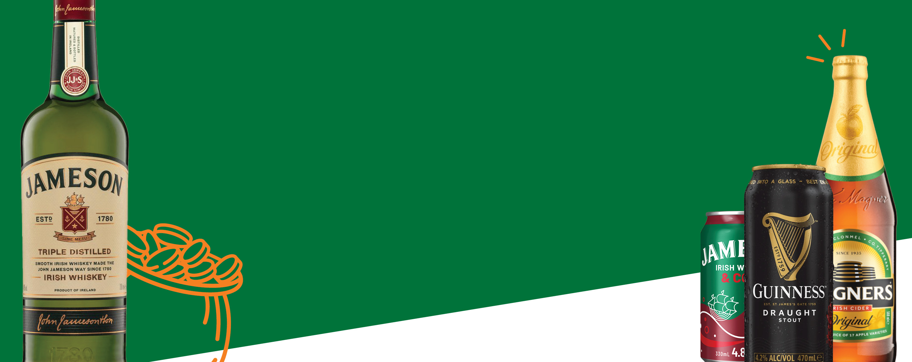 10% OFF* for St Patrick's Day!